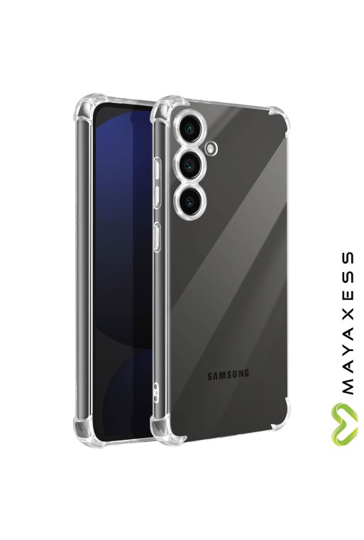 Cover Samsung Galaxy S24 FE Angoli del paraurti rinforzati Trasparente Mayaxess