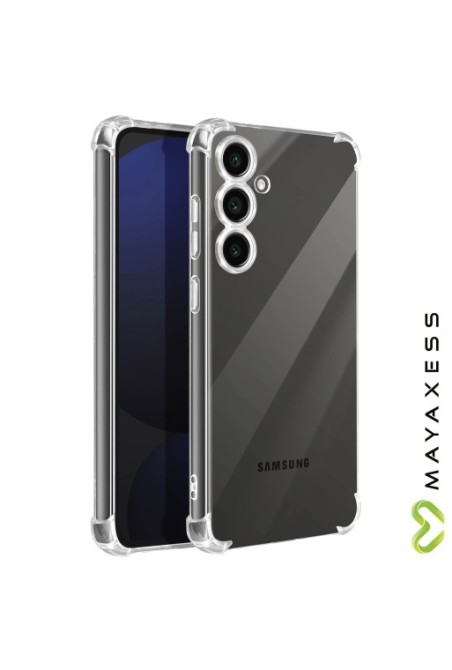 Cover Samsung Galaxy S24 FE Angoli del paraurti rinforzati Trasparente Mayaxess