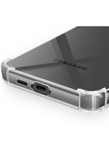 Cover Samsung Galaxy S24 FE Angoli del paraurti rinforzati Trasparente Mayaxess