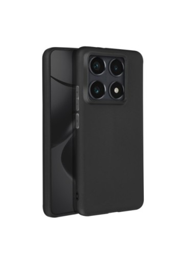 Cover Xiaomi 14T Pro Silicone flessibile Nero Mayaxess