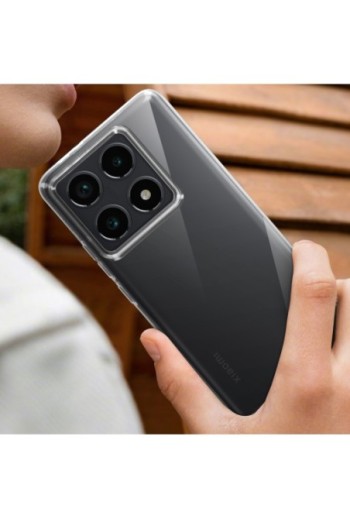 Cover Xiaomi 14T Pro Silicone flessibile Trasparente Mayaxess
