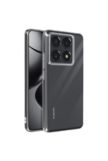 Cover Xiaomi 14T Pro Silicone flessibile Trasparente Mayaxess