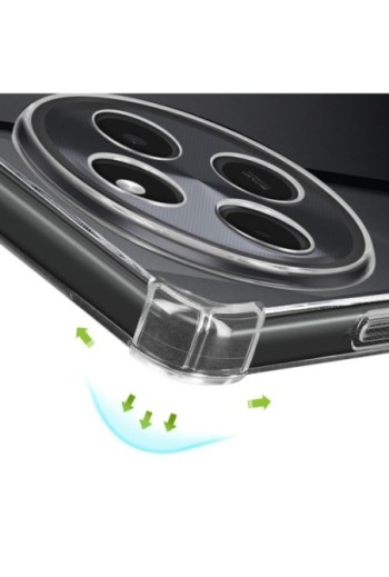Cover Xiaomi Redmi 14C Angoli paraurti rinforzati Trasparente Mayaxess