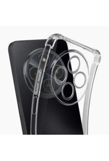 Cover Xiaomi Redmi 14C Angoli paraurti rinforzati Trasparente Mayaxess