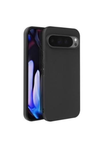 Cover Google Pixel 9 Pro XL Silicone flessibile Nero Mayaxess