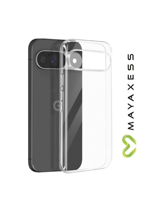 Cover Google Pixel 9 Pro / 9 Silicone flessibile Trasparente Mayaxess
