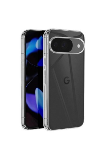 Cover Google Pixel 9 Pro / 9 Silicone flessibile Trasparente Mayaxess