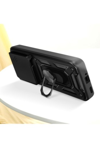 Cover con anello Xiaomi 14T Antiurto con copertura per fotocamera Nero Mayaxess