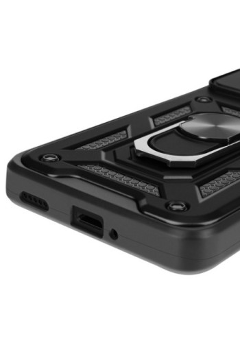 Cover con anello Xiaomi 14T Antiurto con copertura per fotocamera Nero Mayaxess