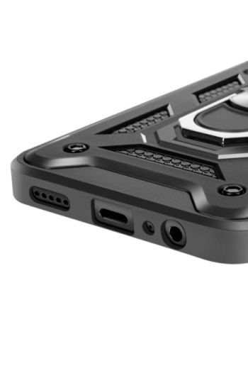Cover con anello Honor 200 Smart Antiurto con copertura per fotocamera Nero Mayaxess
