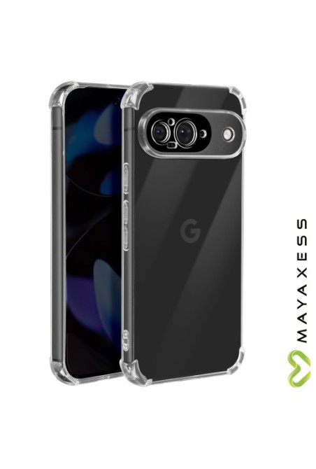 Cover Google Pixel 9 / 9 Pro Angoli paraurti rinforzati Trasparente Mayaxess