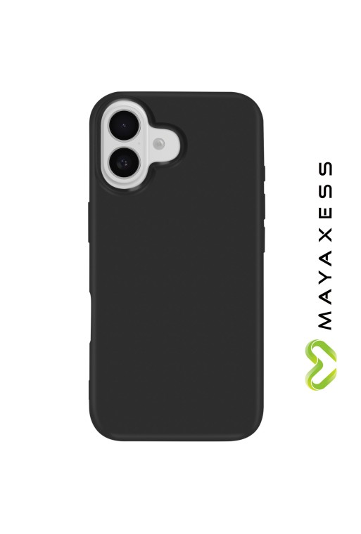 Cover iPhone 16 Flessibilità e migliore protezione Nero Mayaxess