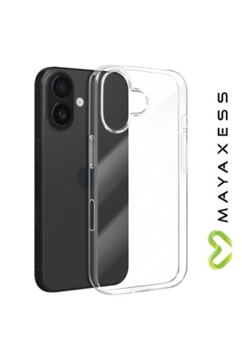 Cover iPhone 16 Flessibilità e migliore protezione Trasparente Mayaxess