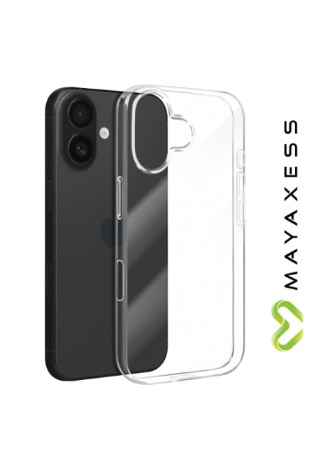 Cover iPhone 16 Flessibilità e migliore protezione Trasparente Mayaxess