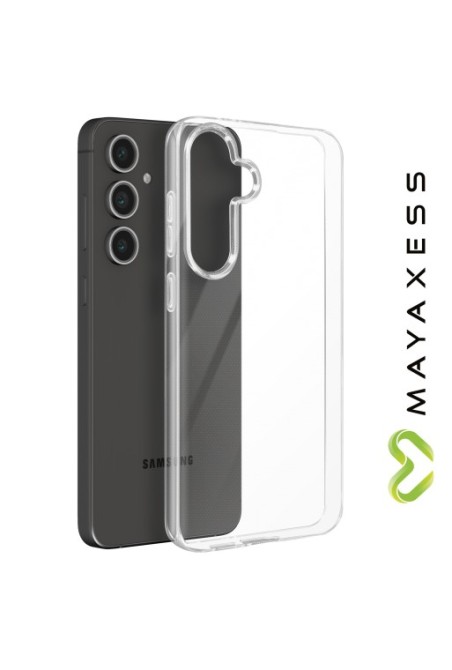 Cover Samsung Galaxy S24 FE Silicone flessibile Trasparente Mayaxess