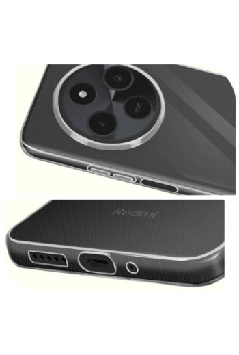 Cover Xiaomi Redmi 14C Silicone flessibile Trasparente Mayaxess