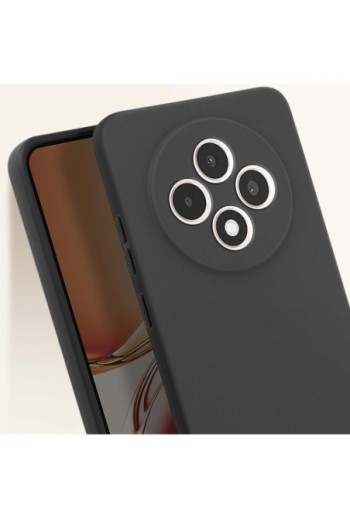Cover per Oppo Reno 12F e 12FS silicone opaca nera