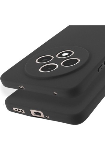 Cover per Oppo Reno 12F e 12FS silicone opaca nera