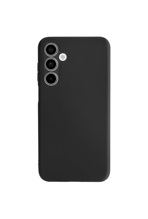Cover per Samsung Galaxy M35 silicone opaca nera