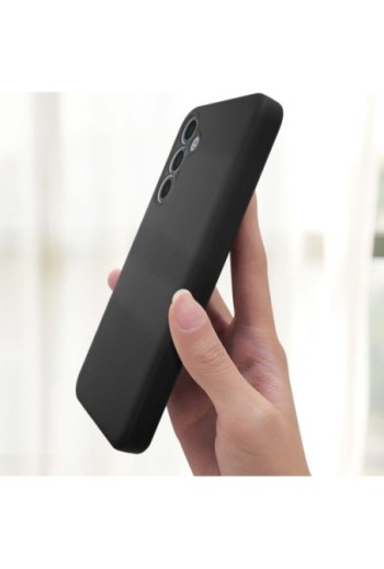 Cover per Samsung Galaxy M35 silicone opaca nera