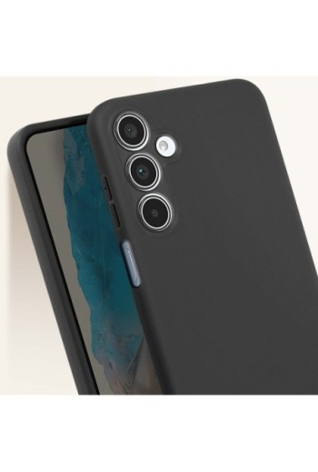 Cover per Samsung Galaxy M35 silicone opaca nera