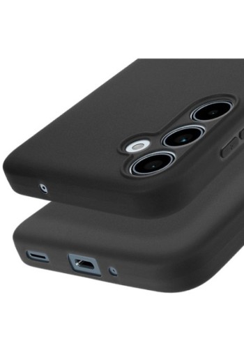 Cover per Samsung Galaxy M35 silicone opaca nera