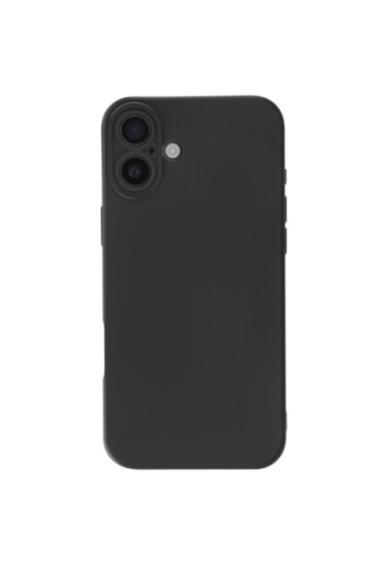 Cover in silicone per iPhone 16 Plus - nera