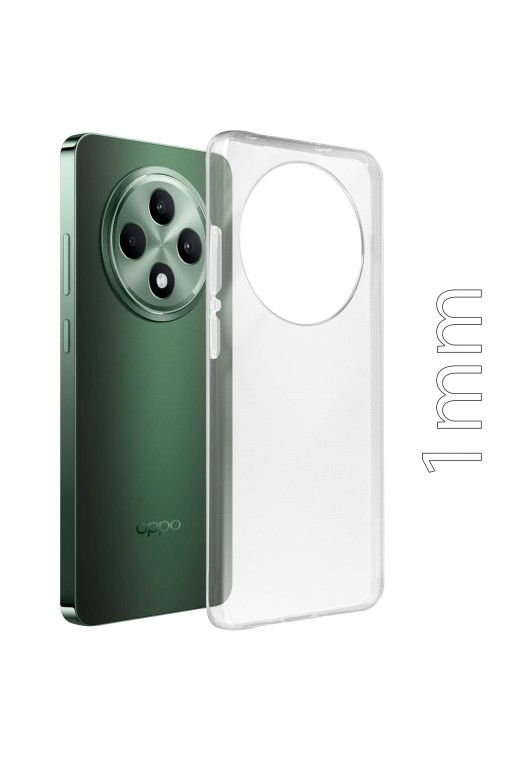 Cover per Oppo Reno 12F trasparente - anti-urto e sottile 1 mm