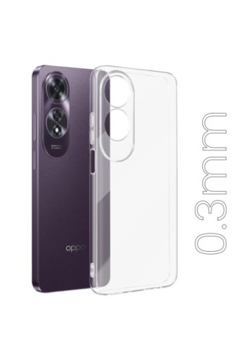 Cover per Oppo A60 trasparente - ultra sottile 0 3 mm