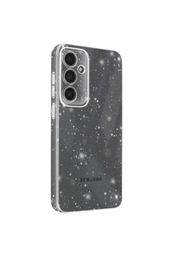 Cover con glitter per Samsung Galaxy S24 FE - silicone trasparente