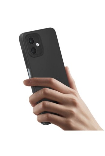 Cover in silicone per Samsung Galaxy A06 protezione flessibile - nera