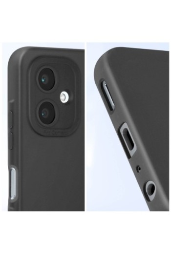 Cover in silicone per Samsung Galaxy A06 protezione flessibile - nera