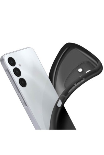 Cover in silicone per Samsung Galaxy A16 protezione flessibile - nera