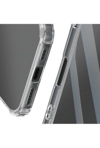 Cover anti-urto per iPhone 16 trasparente flessibile