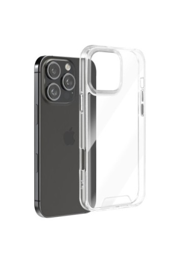 Cover anti-urto per iPhone 16 Pro angoli rinforzati trasparente