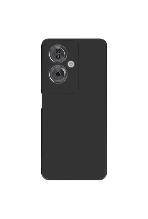 Cover per Oppo A79 5G flessibile opaca nera