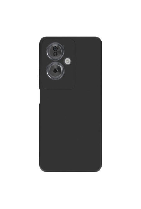 Cover per Oppo A79 5G flessibile opaca nera