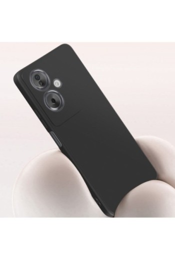 Cover per Oppo A79 5G flessibile opaca nera