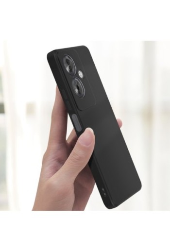 Cover per Oppo A79 5G flessibile opaca nera