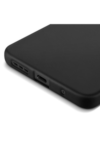 Cover per Motorola Moto E14 flessibile opaca nera