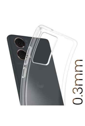 Cover per Motorola Moto G85 trasparente - ultra sottile e anti-urto da 0 3 mm