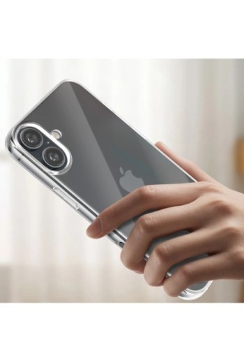 Cover per iPhone 16 Plus trasparente - sottile 1 5 mm e anti-urto