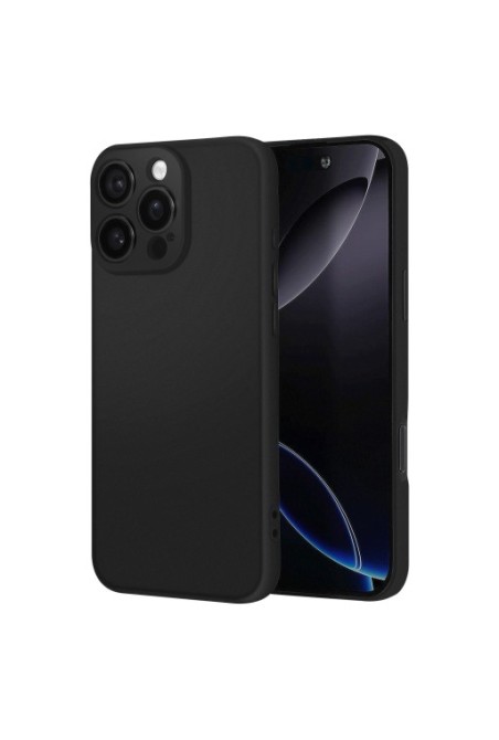 Cover per iPhone 16 Pro Max silicone - nera opaca