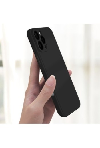Cover per iPhone 16 Pro Max silicone - nera opaca