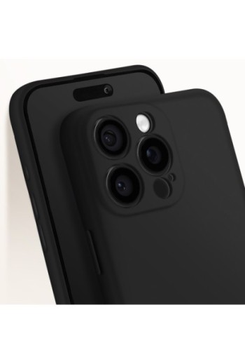 Cover per iPhone 16 Pro Max silicone - nera opaca