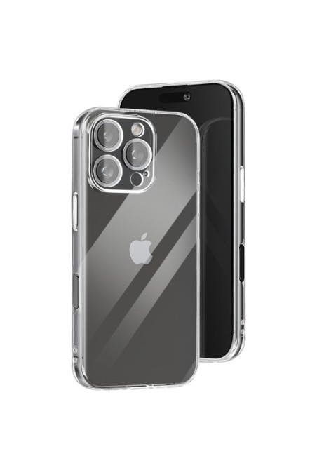 Cover per iPhone 16 Pro Max blocco fotocamera protetto - trasparente