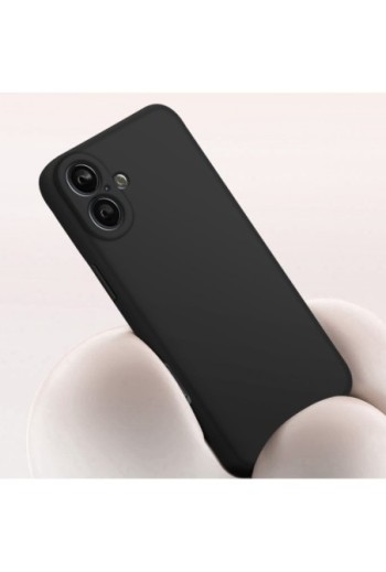 Cover per iPhone 16 silicone - nera opaca