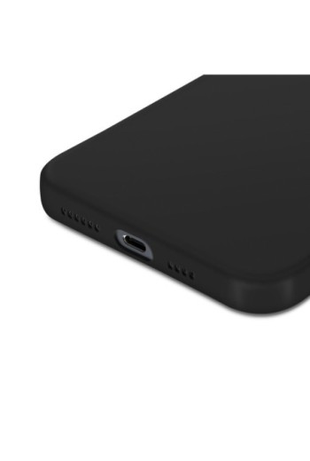Cover per iPhone 16 silicone - nera opaca