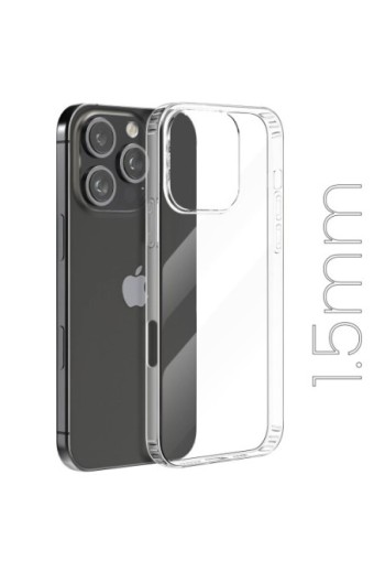 Cover per iPhone 16 Pro Max trasparente - sottile 1 5 mm e anti-urto