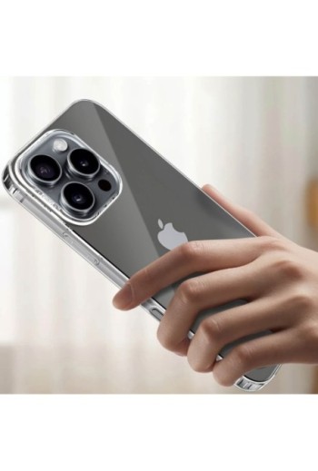 Cover per iPhone 16 Pro Max trasparente - sottile 1 5 mm e anti-urto